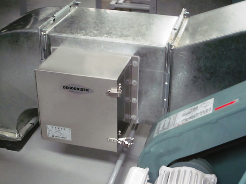 中学校給食の調理排気臭