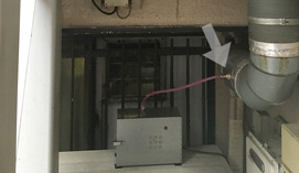 クレープ店の焼き菓子臭