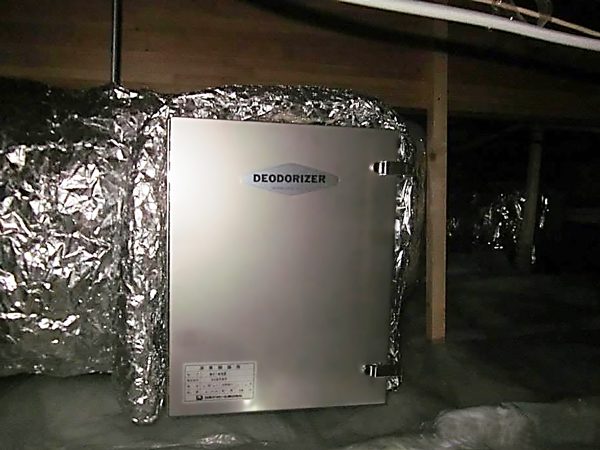 保育園給食室の調理排気臭