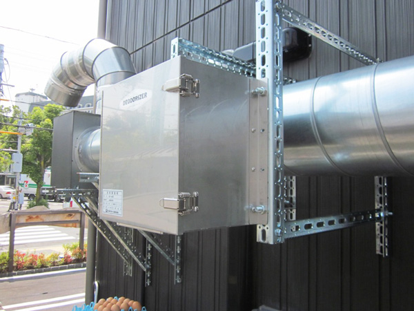 うなぎ屋の調理臭