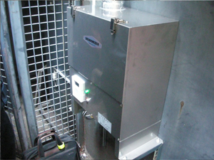 寿司店の厨房排気