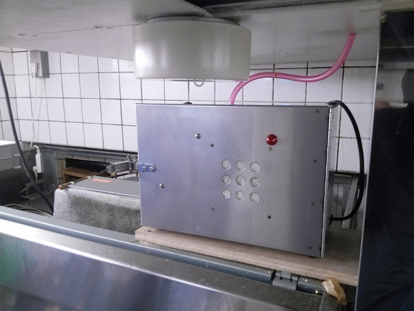 中華料理店の厨房排気