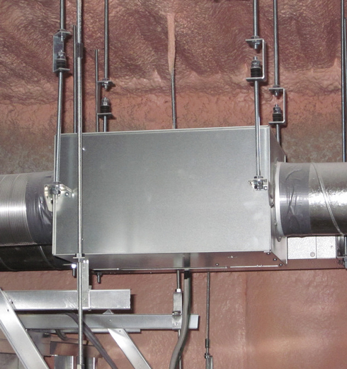 排気ダクトに接続したKCF-5-200Wその1