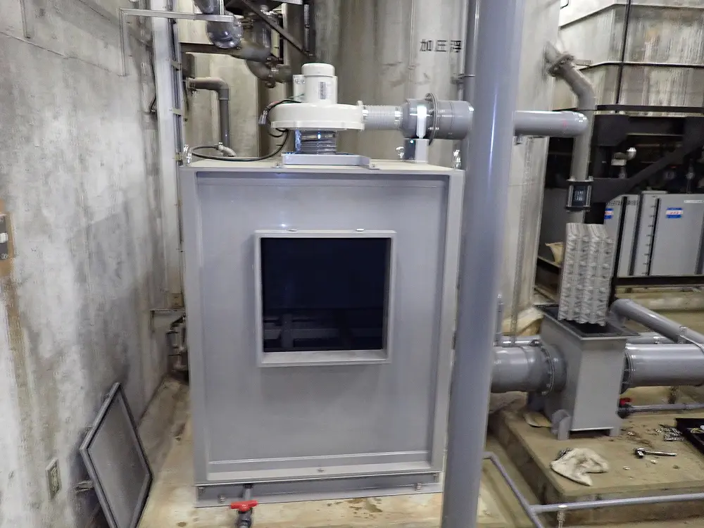 脱臭剤の交換口