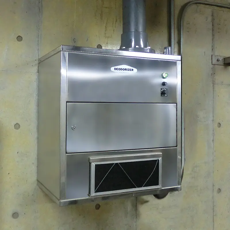 中和消臭器VFD-1010SRXTの設置画像